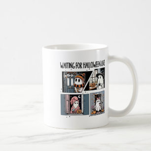 Zu Halloween wie Niedliches Ghost-Kaffeepferd gewa Kaffeetasse