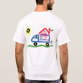 Zu Hause auf der Straße T-Shirt (Rückseite)