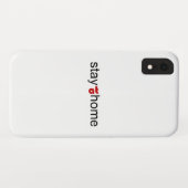 Zu Hause bleiben Case-Mate iPhone Hülle (Rückseite (Horizontal))
