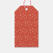 Zu Hause gebackene Weihnachtsplätzchen mit Liebe Geschenkanhänger (Rückseite)