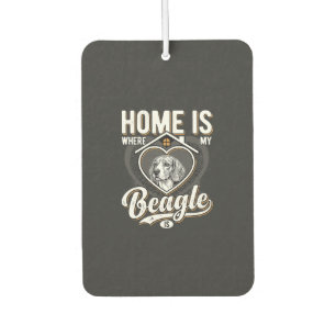 Zu Hause ist da, wo mein Beagle ist_1 Autolufterfrischer