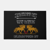 Zu Hause ist Fußmatte (Vorderseite)