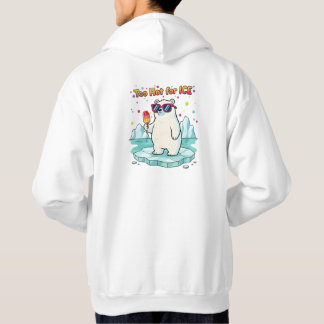 Zu heiß für ICE Eisbär Politaktivist-Pun Hoodie