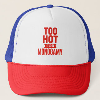 Zu heiß für Monogamy Shirt, Polyamory Pride Truckerkappe