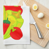 Zu heiß! geschirrtuch (Viertel Falte)