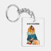 Zu heiß, um sich um das Sommerdesign zu kümmern Schlüsselanhänger (Vorderseite links)