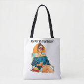 Zu heiß, um sich um das Sommerdesign zu kümmern Tasche (Vorderseite)