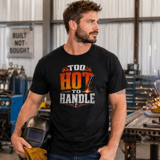 Zu heiß zum Anfassen Schweiß-Shirt Lustiges Schwei T-Shirt