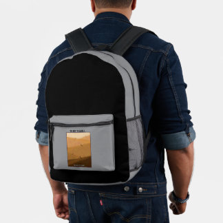 Zu heiß zum Anfassen, zu wild zum Verlassen - Wüst Bedruckter Rucksack