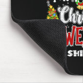 Zu heiße hässliche Weihnachtspullover Lustige Xmas Mousepad (Ecke)