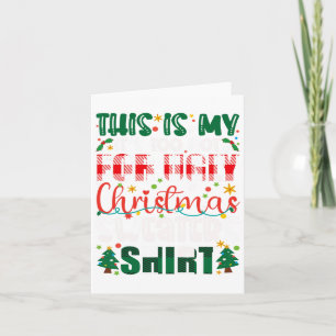 Zu heiße Weihnachten Sweaters Funny Xmas Men Wom Karte