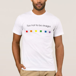 Zu heißer Regenbogen - helles Kleid T-Shirt