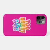 Zu hell zur Pflege - Typografie des Neon-Tropfens Case-Mate iPhone Hülle (Rückseite (Horizontal))