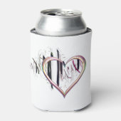 Zu Herzen wahr sein Dosenkühler (Kanne Vorderseite)