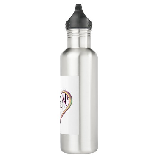 Zu Herzen wahr sein Edelstahlflasche (Rechts)