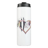 Zu Herzen wahr sein Thermosbecher (Vorderseite)