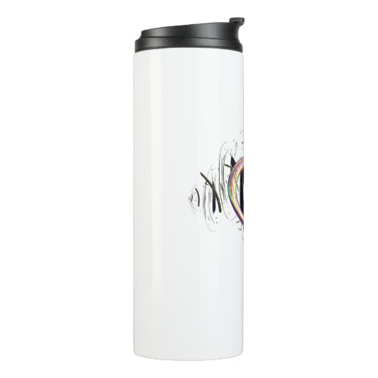 Zu Herzen wahr sein Thermosbecher (Nach links gedreht)