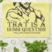 Zu hocken oder nicht hocken? - William Shakespeare Handtuch (Gefaltet)