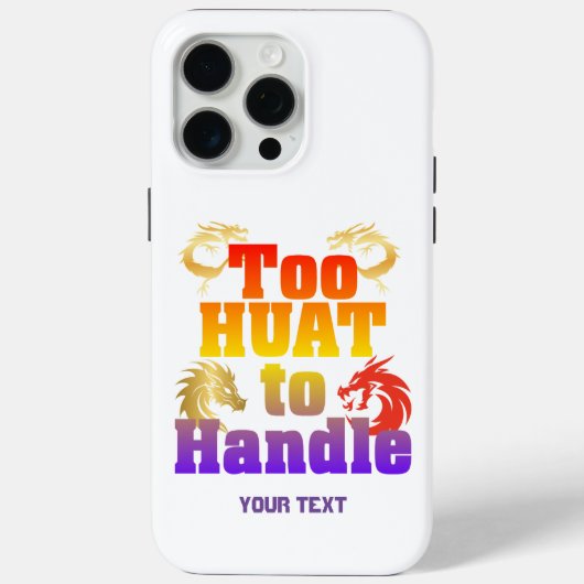 Zu Huat um zu bewältigen Case-Mate iPhone Hülle (Rückseite)