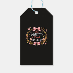 Zu hübsch, um an mir selbst zu zweifeln, Coquette- Geschenkanhänger