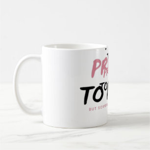 Zu hübsch, um in Panik zu geraten Sticker Lustig Kaffeetasse