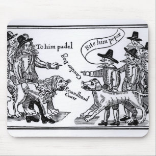 Zu ihm beißen Pudel, ihn Peper Mousepad