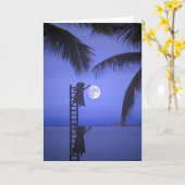 Zu Ihnen den Mond geben Karte (Gelbe Blume)