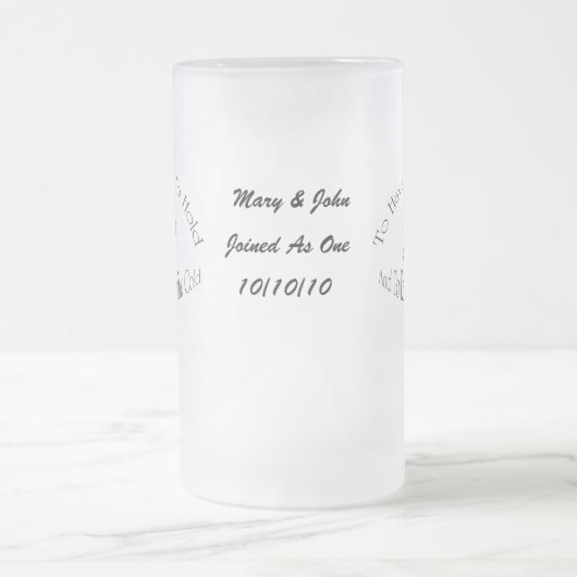 Zu Ihr Getränk-kaltes Bier essen und halten u. Mattglas Bierglas (Mittel)