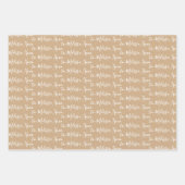 Zu Ihrem Namen Modernes Handwriting Boho 1 Geschenkpapier Set (Vorderseite 2)