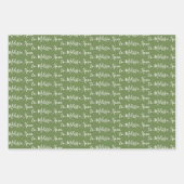 Zu Ihrem Namen Modernes Handwriting Boho 1 Geschenkpapier Set (Vorderseite 3)