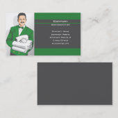 Zu Ihrem Service Visitenkarte (Vorne/Hinten)