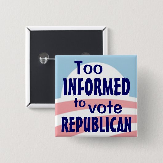 Zu informierter Knopf Button (Vorne & Hinten)