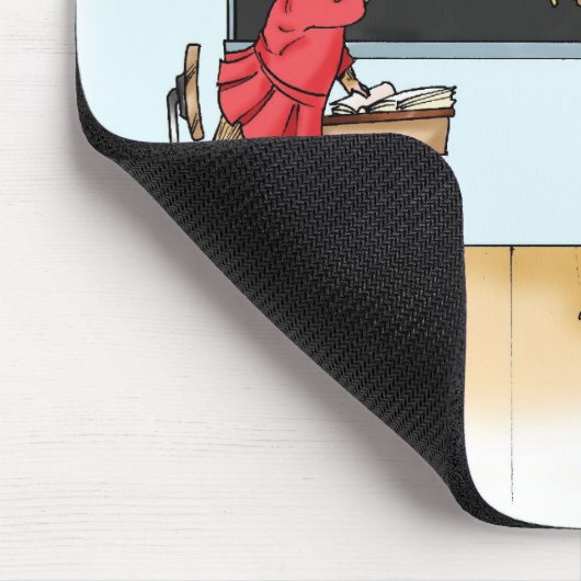 "Zu intelligente" Ratte Mousepad (Ecke)