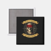 Zu irren ist menschlich zu ARR ist Piratenschädel Magnet (Vorderseite/Rückseite)