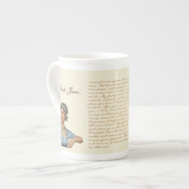 Zu Jane Austen-Zitat-Tee-Schale zitieren Porzellantasse