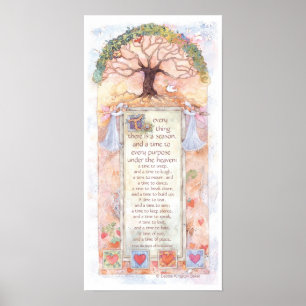 Zu jeder Sache gibt es eine Jahreszeit Poster