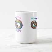 Zu jeder Seite gehören - Autismus Puzzle Tasse (Mittel)