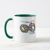 Zu jeder Seite gehören - Autismus Puzzle Tasse (Links)