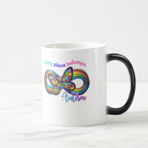 Zu jeder Seite gehören - Autismus Puzzle Tasse