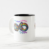 Zu jeder Seite gehören - Autismus Puzzle Tasse (Vorderseite Links)