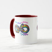 Zu jeder Seite gehören - Autismus Puzzle Tasse (Vorderseite Links)