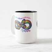 Zu jeder Seite gehören - Autismus Puzzle Tasse (Vorderseite Links)