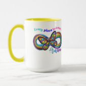 Zu jeder Seite gehören - Autismus Puzzle Tasse (Links)