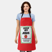 ZU JESUS AUFHOLEN SCHÜRZE (Getragen)