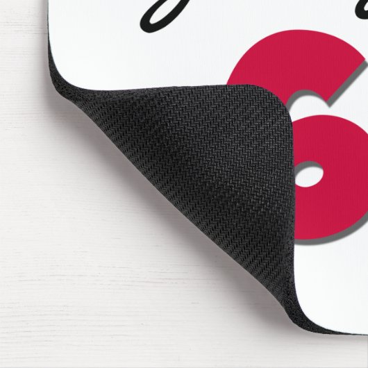 Zu jung 60 sein mousepad (Ecke)