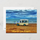 Zu kalt für Eiscreme!? Postkarte (Vorne/Hinten)