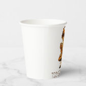 Zu kalt für Pflege - Lo-Fi Katze im Pilz Pappbecher (Rechts)