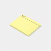 Zu klebrige Anmerkungen tun Post-it Klebezettel (angewinkelt)