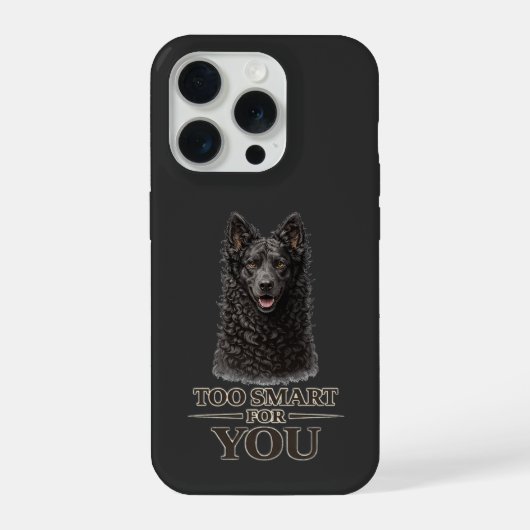 Zu klug für dich Mudi iPhone Hülle (Rückseite)
