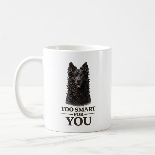 Zu klug für dich Mudi Kaffeetasse (Links)
